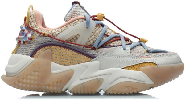 Giày Li Ning Qianxingce Series Pearl 'White Grey' AGLR172-3