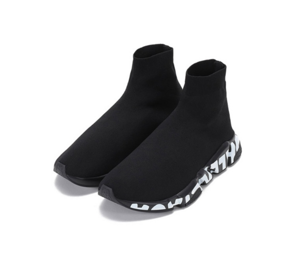 Giày Balenciaga Speed Sneaker 'Midsole Graffiti Black' 645334-W2DB7-1006 - Ảnh 5