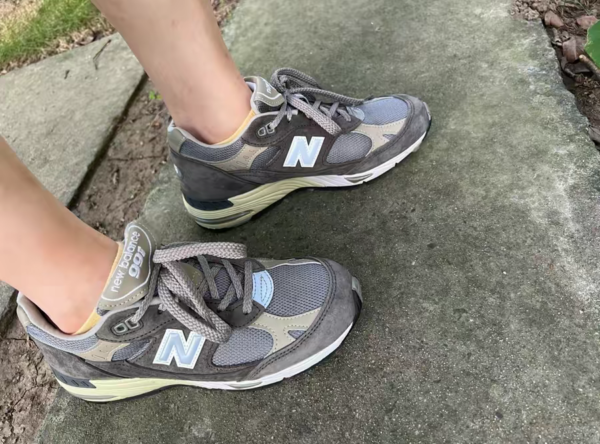 Giày New Balance 991 MiUK '40th Anniversary Grey' W991UKF - Ảnh 6