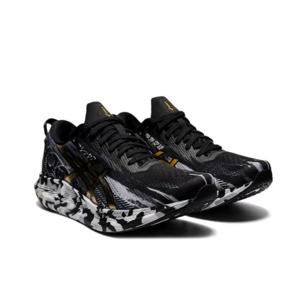 Giày Asics Noosa Tri 13 Black Pure Gold 1012A898-001 - Ảnh 3
