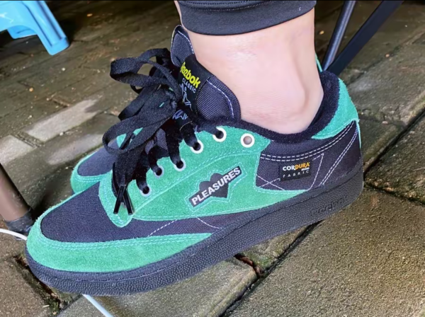 Giày Reebok Pleasures x Club C 85 'Pine Green' GW2644 - Ảnh 2