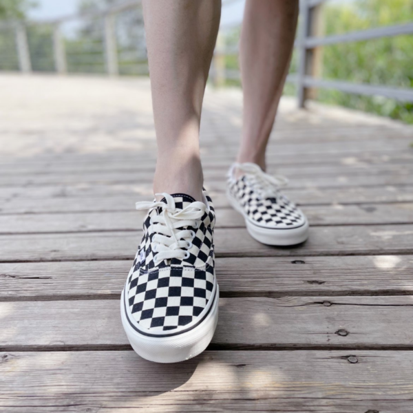 Giày Vans Era 'Checkerboard Marshmallow Black' VN0A4BV4R6R - Ảnh 5