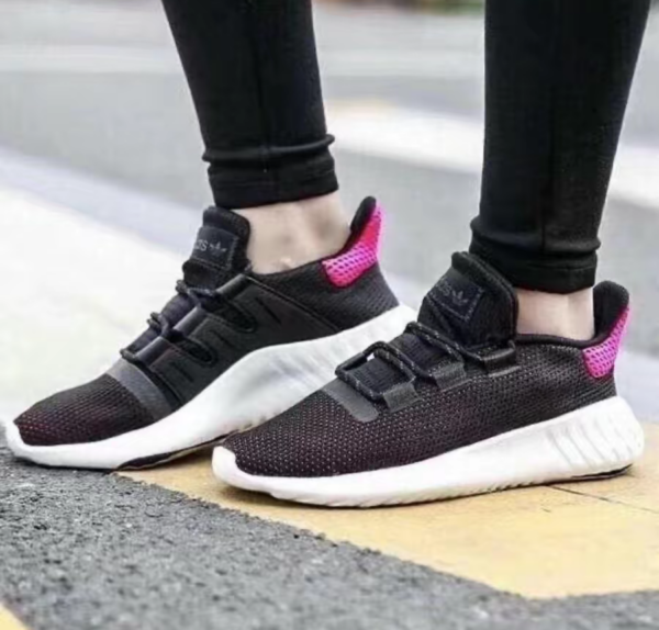 Giày Adidas Wmns Tubular Dusk 'Black Shock Pink' AQ1198 - Ảnh 4