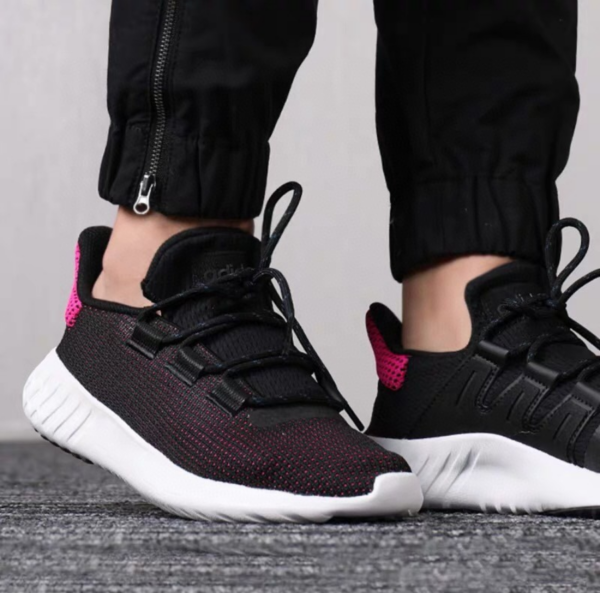 Giày Adidas Wmns Tubular Dusk 'Black Shock Pink' AQ1198 - Ảnh 3