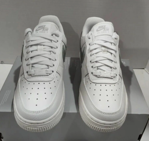 Giày Nike Air Force 1 Low 'White Gold Glitter Swoosh' DH4407-101 - Ảnh 3