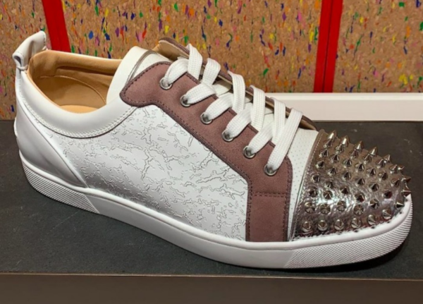 Giày Christian Louboutin Louis Junior Spikes Orlato 3211037Q706 - Ảnh 5