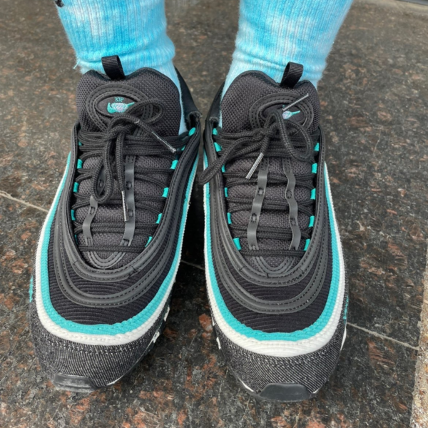 Giày Nike Air Max 97 'Black Sport Turquoise' DN1893-001 - Ảnh 3