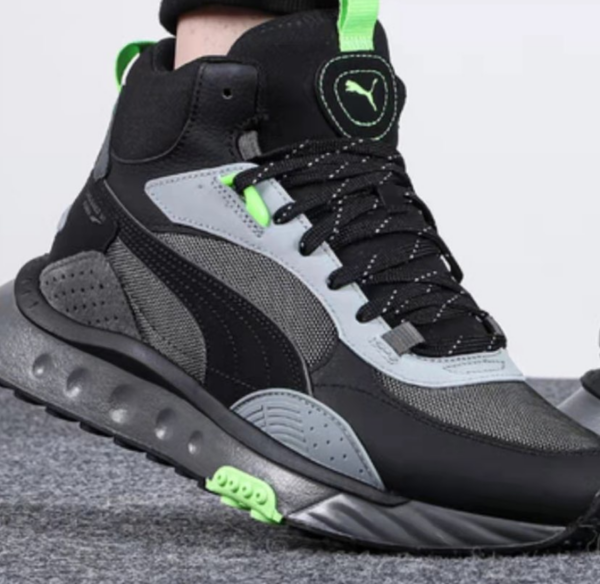 Giày Puma Wild Rider Mid WS 'Black Neon' 381598-01 - Ảnh 2