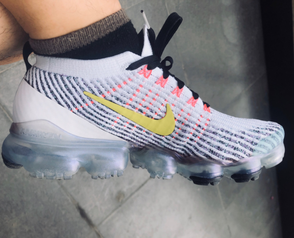 Giày Nike Air VaporMax Flyknit 3 'White Dynamic Yellow' AJ6900-103 - Ảnh 7