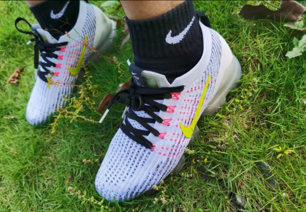 Giày Nike Air VaporMax Flyknit 3 'White Dynamic Yellow' AJ6900-103 - Ảnh 6