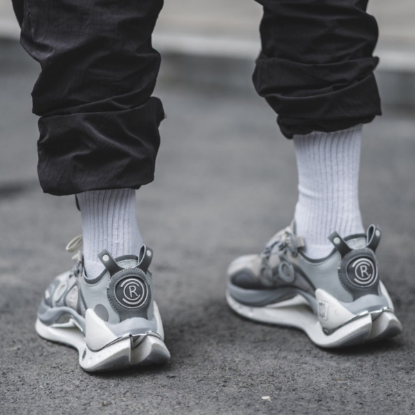 Giày Li Ning Paris Fashion Week 'Gray White' ARHR087-3 - Ảnh 4