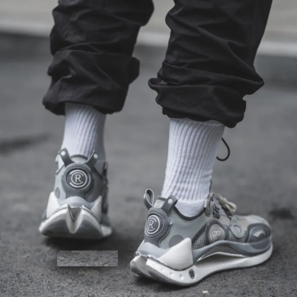 Giày Li Ning Paris Fashion Week 'Gray White' ARHR087-3 - Ảnh 3