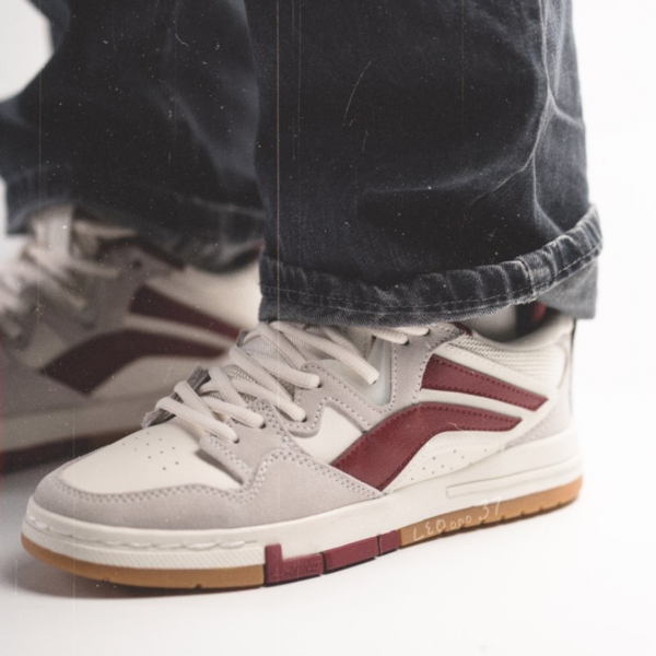 Giày Li Ning Weiwu Skateboard Cultural 'Red White' AECR074-4 - Ảnh 3