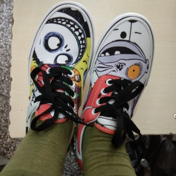 Giày Vans The Nightmare Before Christmas x Era 'Halloweentown' VN0A4BV4T2T - Ảnh 2