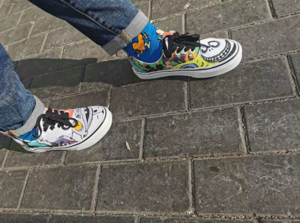 Giày Vans The Nightmare Before Christmas x Era 'Halloweentown' VN0A4BV4T2T - Ảnh 3