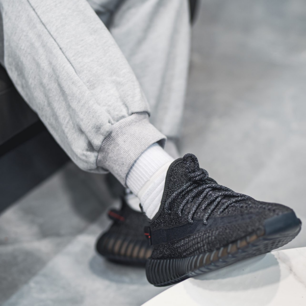 Giày Adidas Yeezy Boost 350 V2 'Black Reflective' FU9007 - Ảnh 4