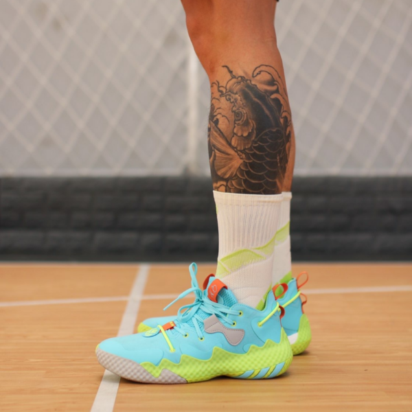 Giày Adidas Harden Vol. 6 'Pulse Aqua Solar Yellow' GV8703 - Ảnh 7