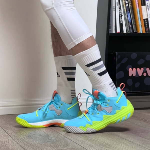 Giày Adidas Harden Vol. 6 'Pulse Aqua Solar Yellow' GV8703 - Ảnh 3