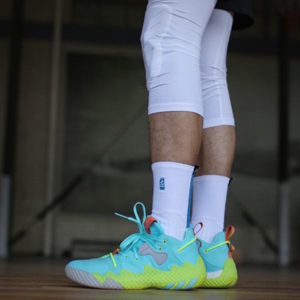 Giày Adidas Harden Vol. 6 'Pulse Aqua Solar Yellow' GV8703 - Ảnh 4