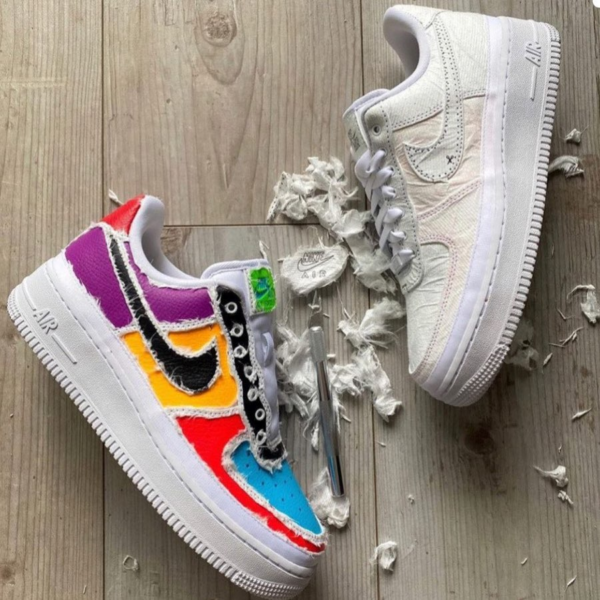 Giày Nike Wmns Air Force 1 Low LX 'Reveal' CJ1650-100 - Ảnh 4