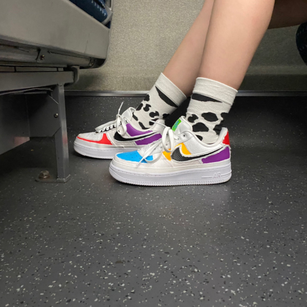 Giày Nike Wmns Air Force 1 Low LX 'Reveal' CJ1650-100 - Ảnh 6