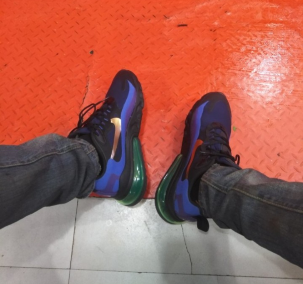 Giày Nike Air Max 270 React 'Blue' AO4971-005 - Ảnh 4