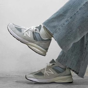 Alternative view of GIÀY NEW BALANCE 990v5 Made In USA 'Nimbus Cloud Silver' M990NA5