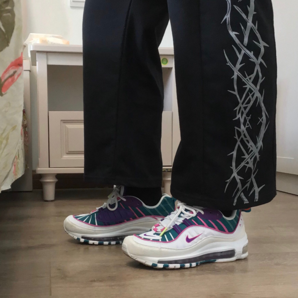 Giày Nike Wmns Air Max 98 'Teal Purple' CI3709-301 - Ảnh 2
