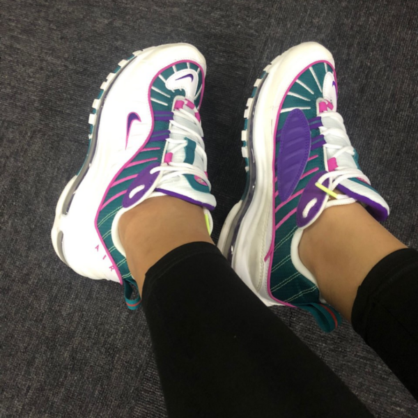 Giày Nike Wmns Air Max 98 'Teal Purple' CI3709-301 - Ảnh 3