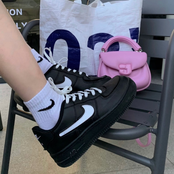 Giày Nike Air Force 1 GS 'Black' DB2812-001 - Ảnh 3