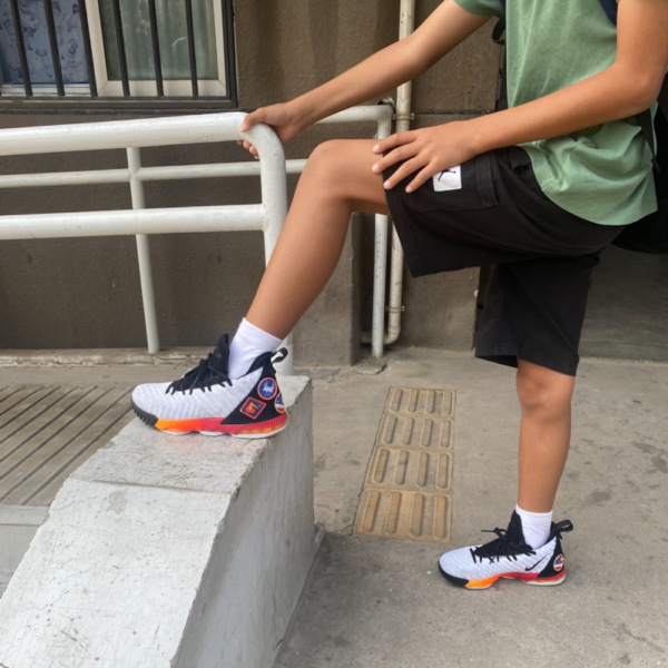 Giày Nike LeBron 16 GS 'Space Travel' AQ2465-188 - Ảnh 5
