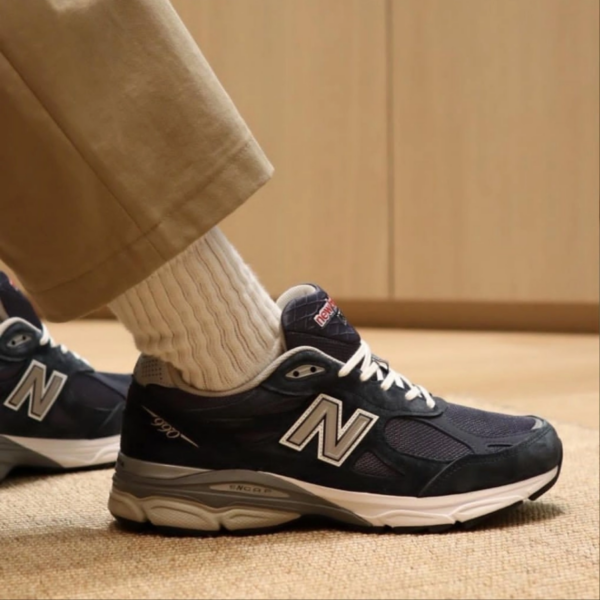 Giày New Balance 990v3 Made In USA 'Navy Denim' M990NB3 - Ảnh 3