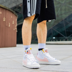 Giay Nike Blazer Mid 77 Jumbo 'White Atmosphere Pink' DQ1471-101