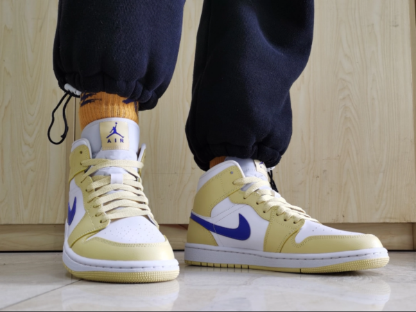 Giày Nike Air Jordan 1 Mid 'Tan Gum' BQ6472-701 - Ảnh 5