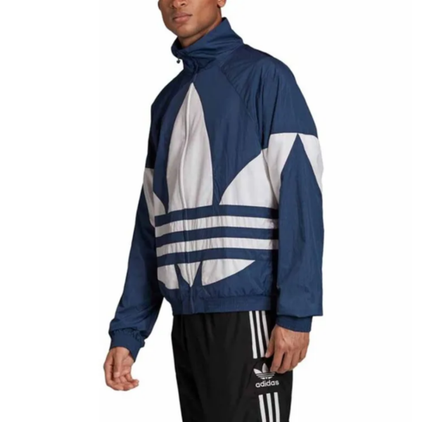 Áo Adidas Big Trefoil Track Jacket Blue FM9894 - Ảnh 4