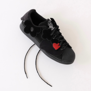 Alternative view of Giày Adidas Superstar Melting Sadness 'Black Floral' GZ6985