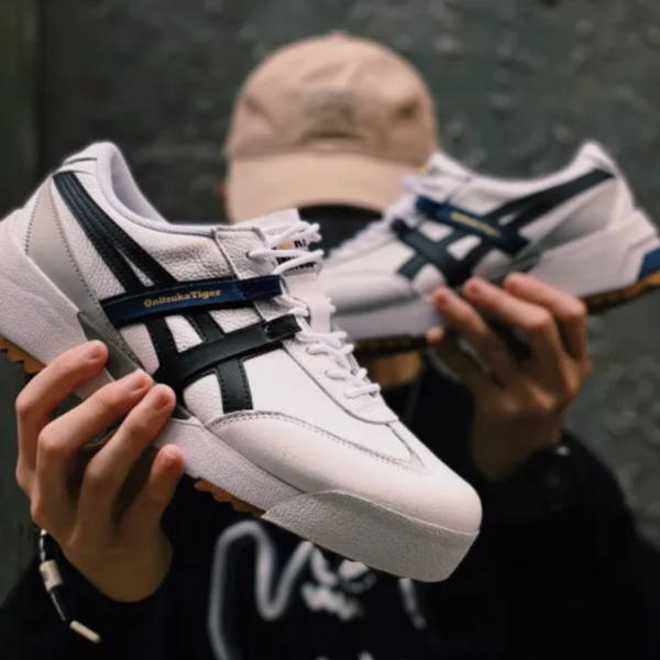 Giày Onitsuka Tiger Unisex Delegation Ex 'White Black' 1183A559-104 - Ảnh 3