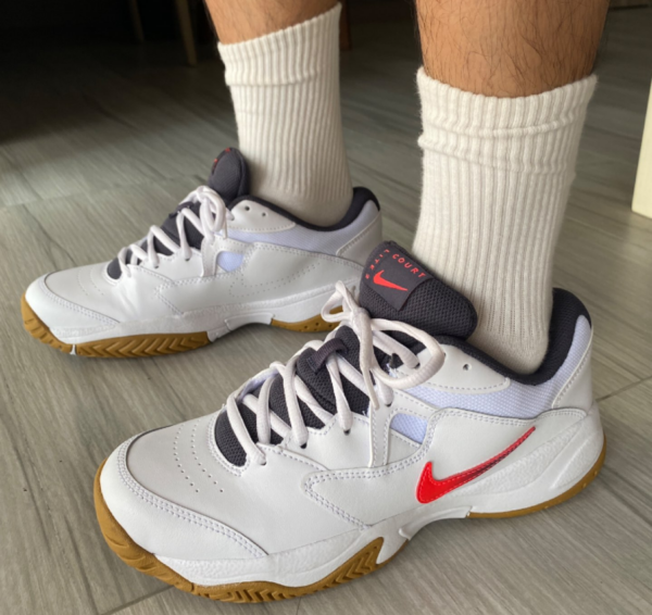 Giày Tennis Nike Court Lite 2 'White Red' AR8836-102 - Ảnh 3