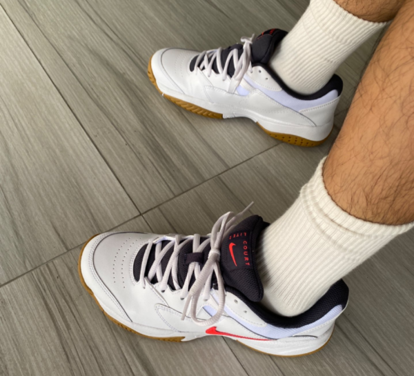 Giày Tennis Nike Court Lite 2 'White Red' AR8836-102 - Ảnh 4