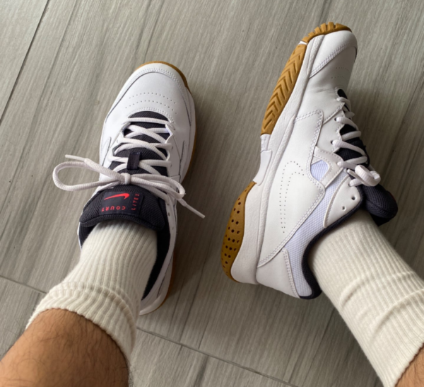 Giày Tennis Nike Court Lite 2 'White Red' AR8836-102 - Ảnh 2