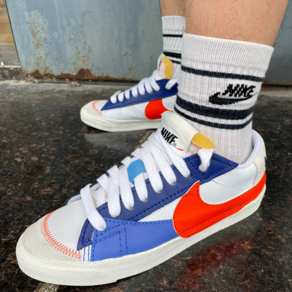 Giày Nike Blazer Low 77 Jumbo ' Royal Safety Orange' - Ảnh 3
