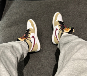 Alternative view of Giày Nike Air Jordan 1 Zoom 'Neutral Olive' CT0978-203