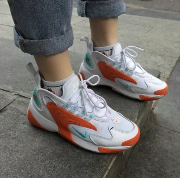 Giày Nike Wmns Zoom 2K 'Icon Clash White Cosmic Clay' AO0354-105 - Ảnh 2