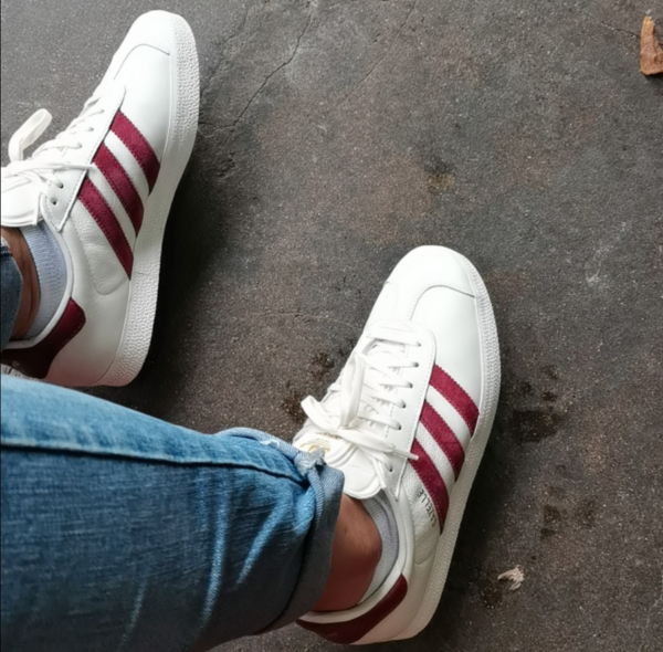 Giày Adidas Gazelle 'Red Line' CG7155 - Ảnh 4