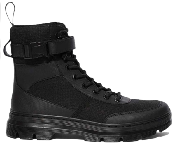 Giày  Dr. Martens Combs Tech Boots Black Element Poly Rip Stop 25656001