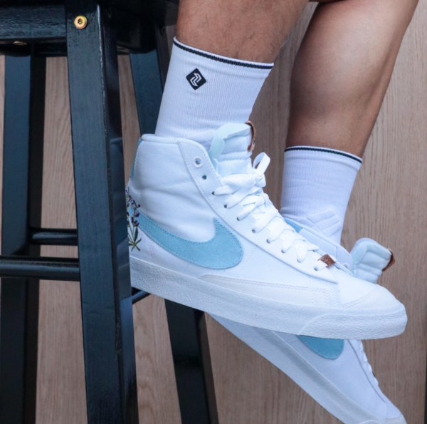 Giày Nike Blazer Mid '77 'Indigo' CI1166-100 - Ảnh 11