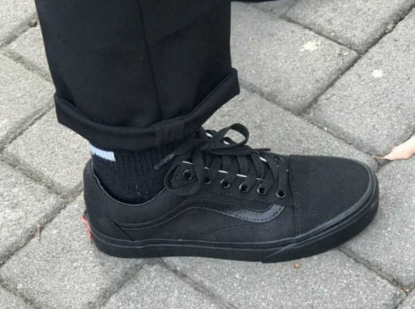 Giày Vans Old-Skool 'Triple Black' VN000D3HBKA - Ảnh 10