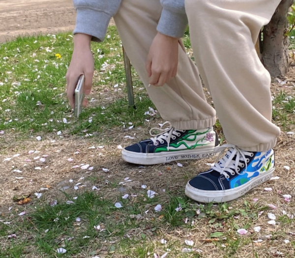 Giày Vans UA Style 238 'Mother Earth' VN0A3JFIWZ2 - Ảnh 2