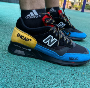 Alternative view of Giày New Balance 1500 Made in England 'Multi Black' M1500UCT