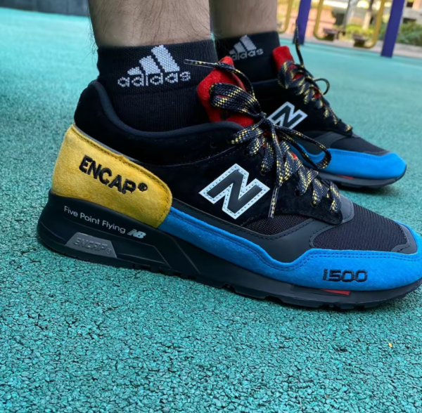 Giày New Balance 1500 Made in England 'Multi Black' M1500UCT - Ảnh 2